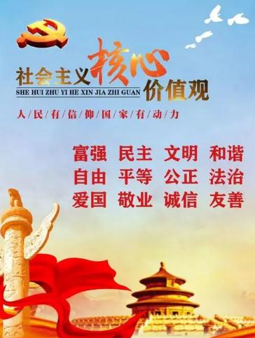 社会主义核心价值观24字