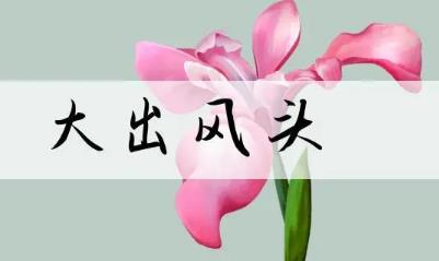 大出风头的意思是什么